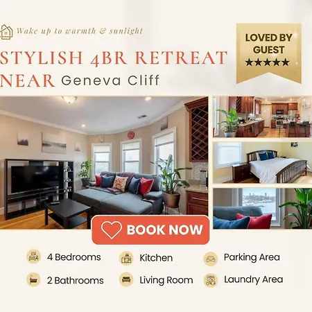 Vibrant 4Br Boston Apt - Balcony, Bathtub, Tv Near I-95 & Pet Friendly 903-2