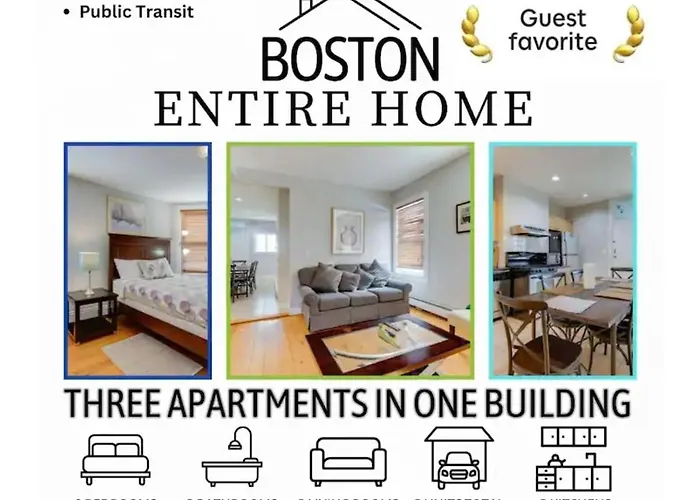 New! Boston Entire House Near Mbta, 3 Mi To Fenway!